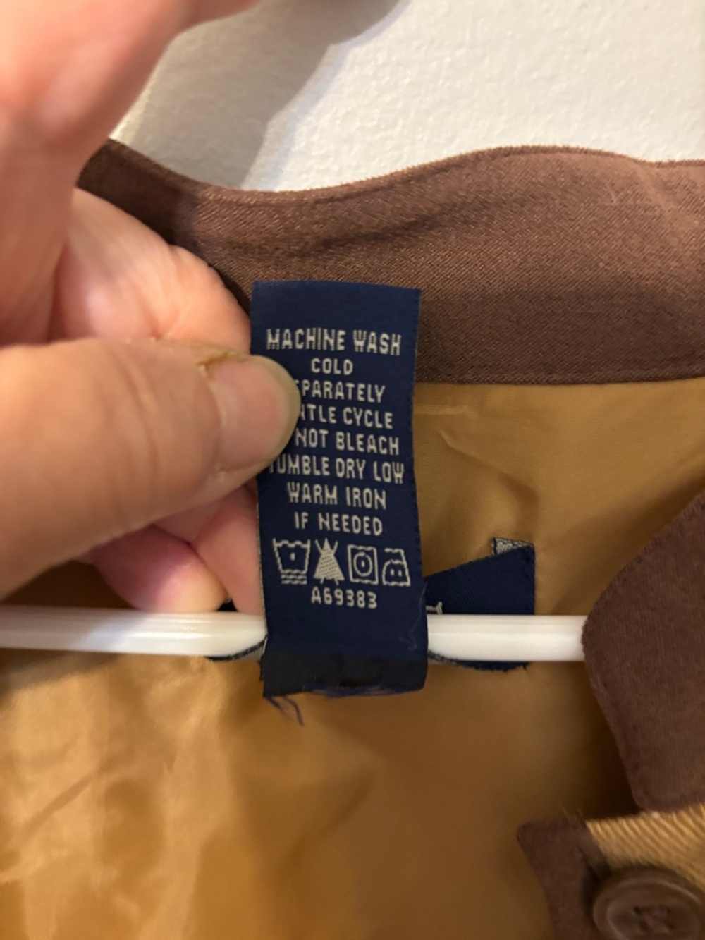 Denim & Co. Embroidered Tan Jacket with Brown Trim - Picture 12 of 13